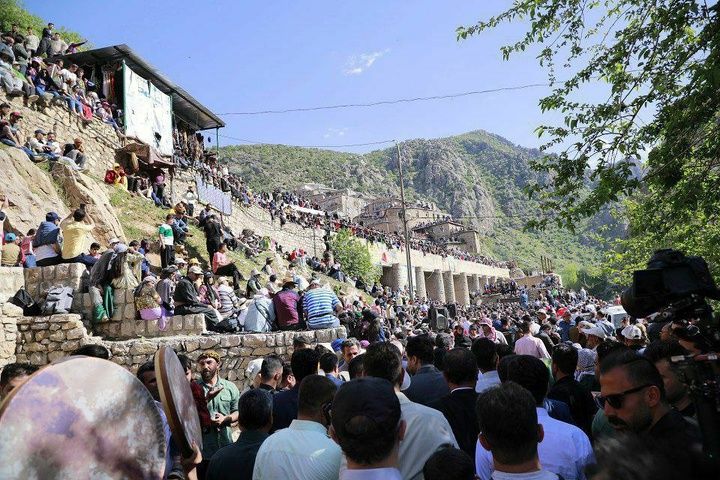 مراسم هزار در روستای پالنگان برگزار شد