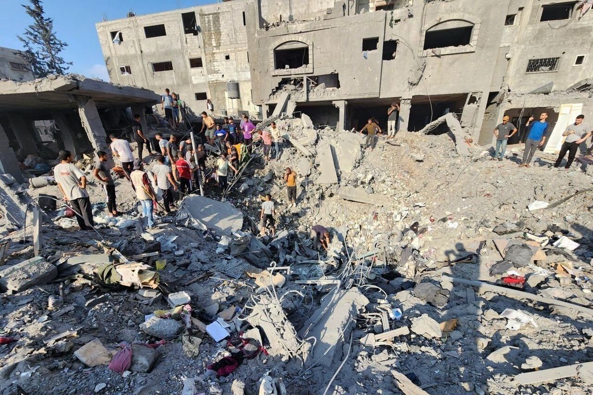 2700 فلسطینی پس از بمباران اسرائیل در غزه زیر آوار گرفتار هستند