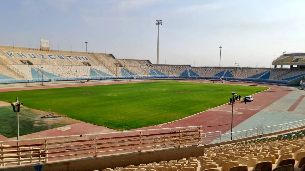 ورزشگاه غدیر اهواز آماده میزبانی بازی‌های نیم‌فصل دوم لیگ برتر فوتبال است