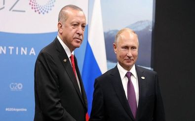 گفتگوی پوتین و اردوغان در مورد سوریه
