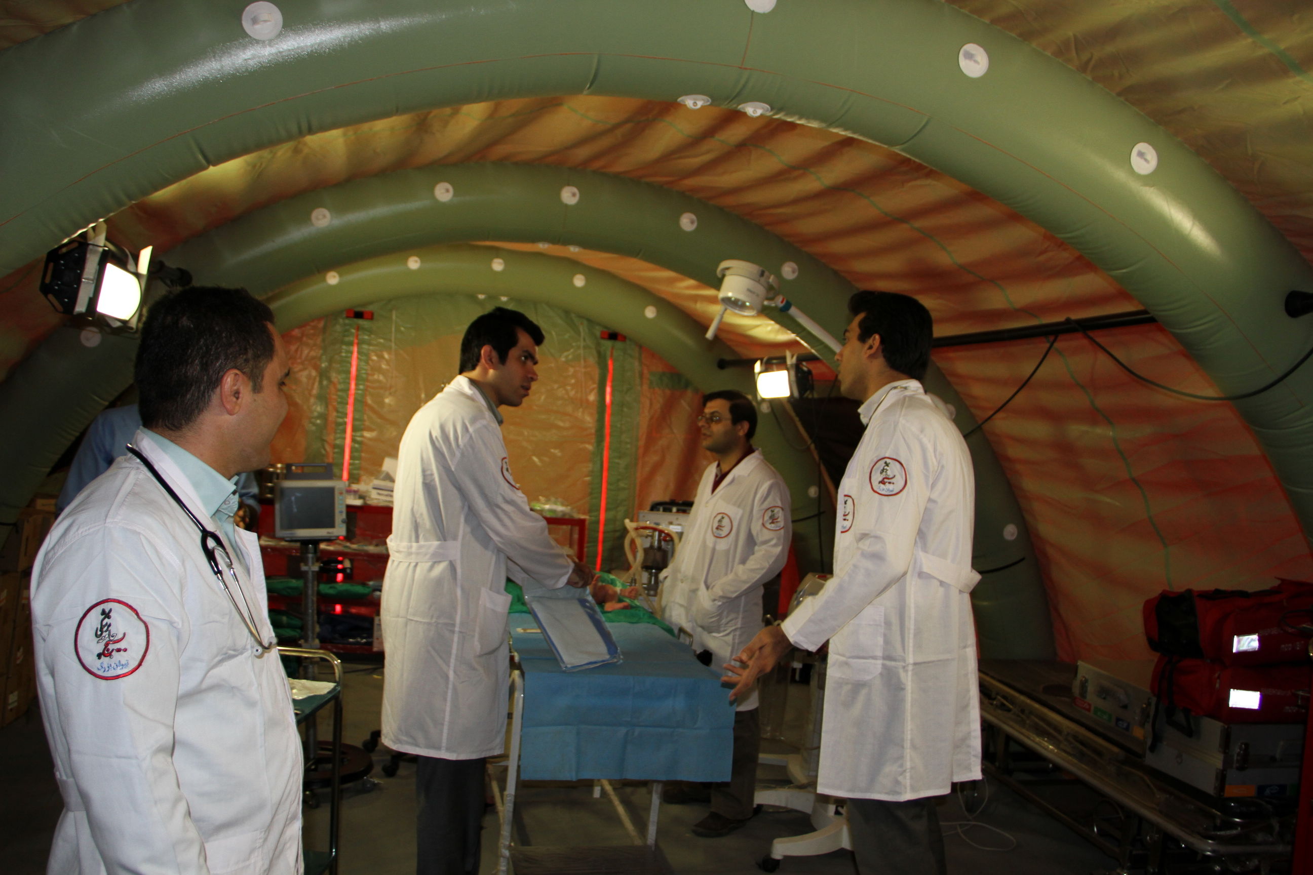 بازدید رئیس اداره بهداشت و درمان نزاجا از بیمارستان صحرایی ارتش در مرز چذابه