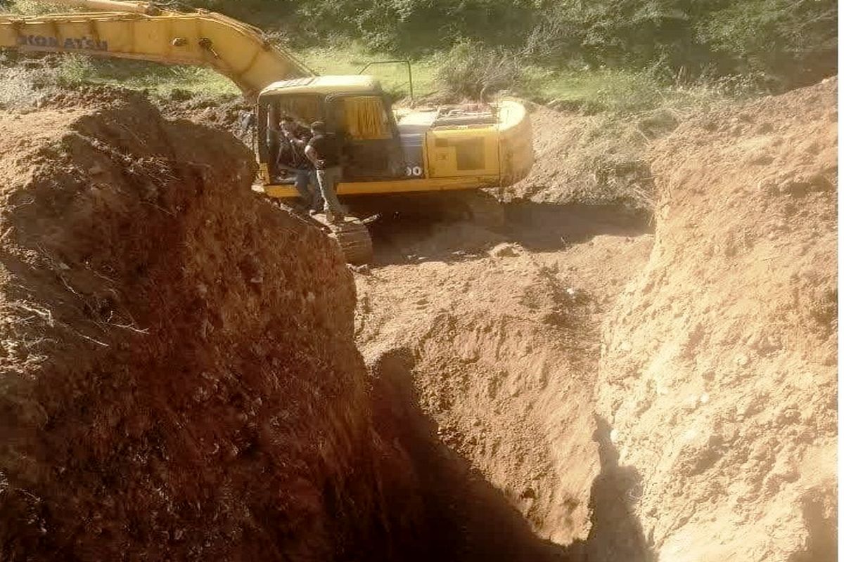 باند حفاری غیرمجاز در بخش کجور متلاشی شد