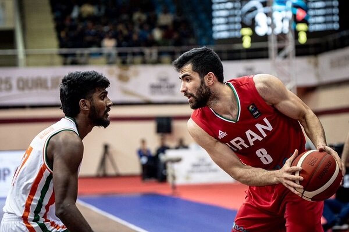 India defeated by Iran at FIBA Asia Cup 2025 qualifier