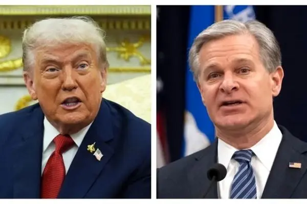 ترامپ احتمال بازجویی از کریستوفر رای را رد نکرد