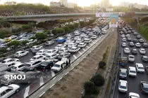 ترافیک سنگین در آزادراه کرج-تهران؛ کندی حرکت از پایانه شهید کلانتری تا پل فردیس