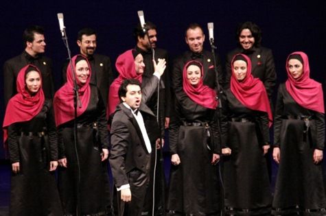 پیام تبریک فرزاد طالبی به گروه آوازی تهران