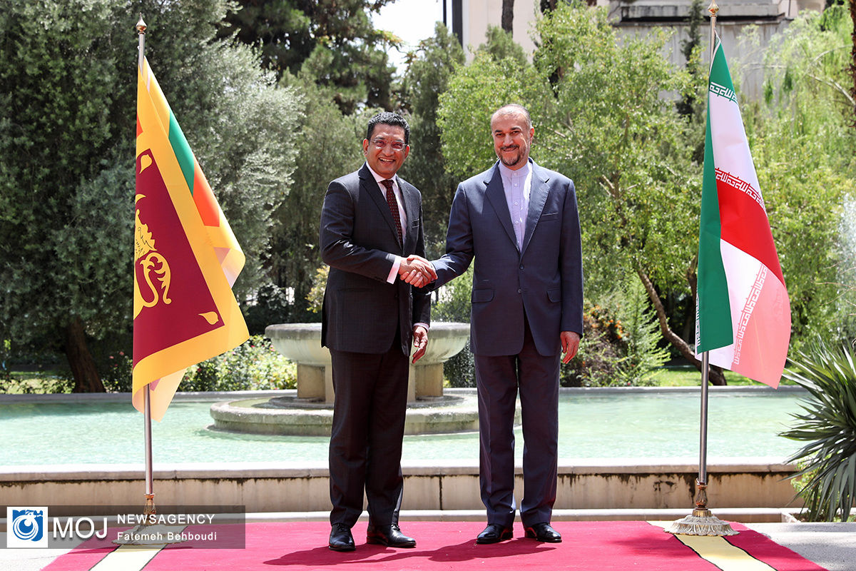دیدار وزرای امور خارجه ایران و سریلانکا