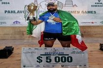  رضا قیطاسی در مسابقات بین المللی قوی‌ترین مردان قهرمان شد