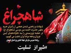 پیام تسلیت رئیس سازمان جهادکشاورزی استان اصفهان در پی حمله تروریستی حرم شاهچراغ