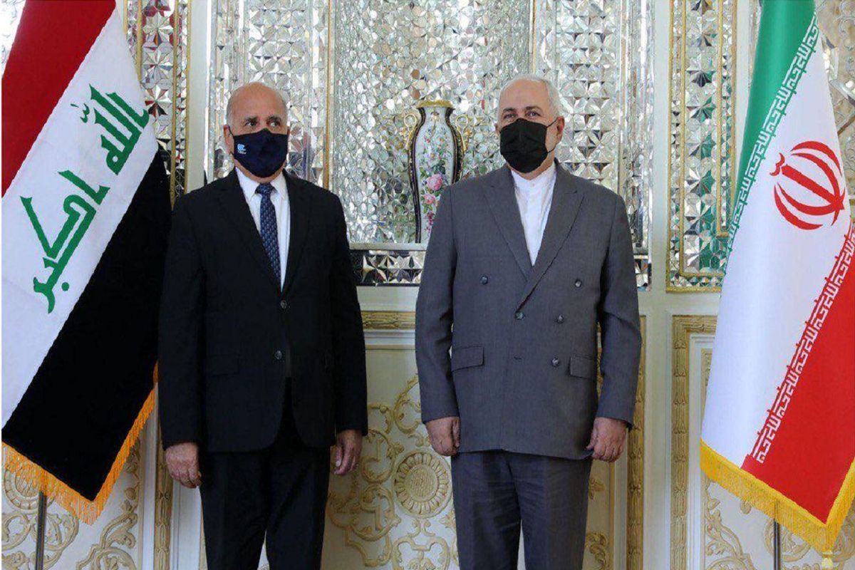 وزیر امور خارجه جمهوری عراق با ظریف در تهران دیدار کرد