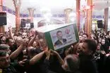 وداع باشکوه پیکر شهید نخبه آملی در زادگاهش تجن جار
