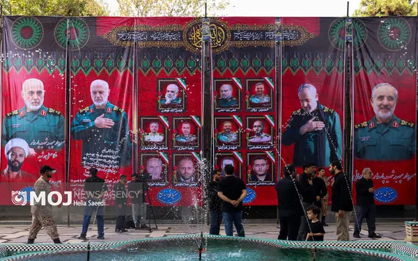 مراسم گرامیداشت فرماندهان شهید قرارگاه مرکزی خاتم الانبیاء