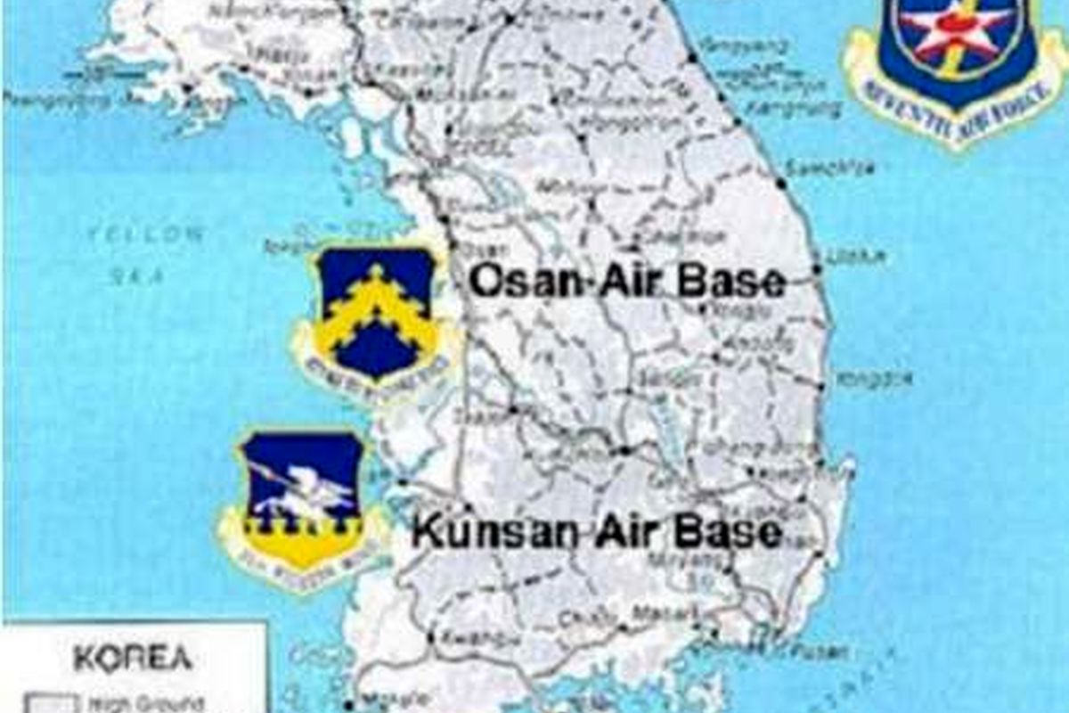 جنگنده های اف ۱۶ آمریکا در کره جنوبی مستقر شدند