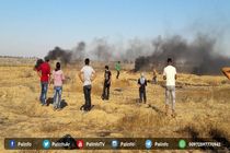 نظامیان صهیونیست معترضان فلسطینی را هدف حمله قرار دادند