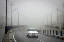 مه و محدودیت دید در جاده های خراسان رضوی
