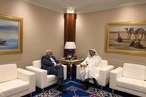 ظریف با وزیر خارجه قطر در دوحه دیدار کرد