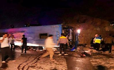 سه عامل واژگونی اتوبوس در محور سوادکوه مشخص شد