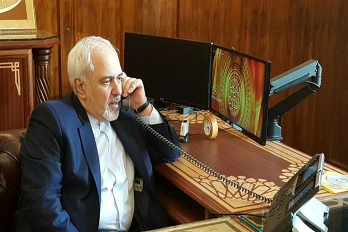 ظریف با وزیر خارجه چین تلفنی گفتگو کرد