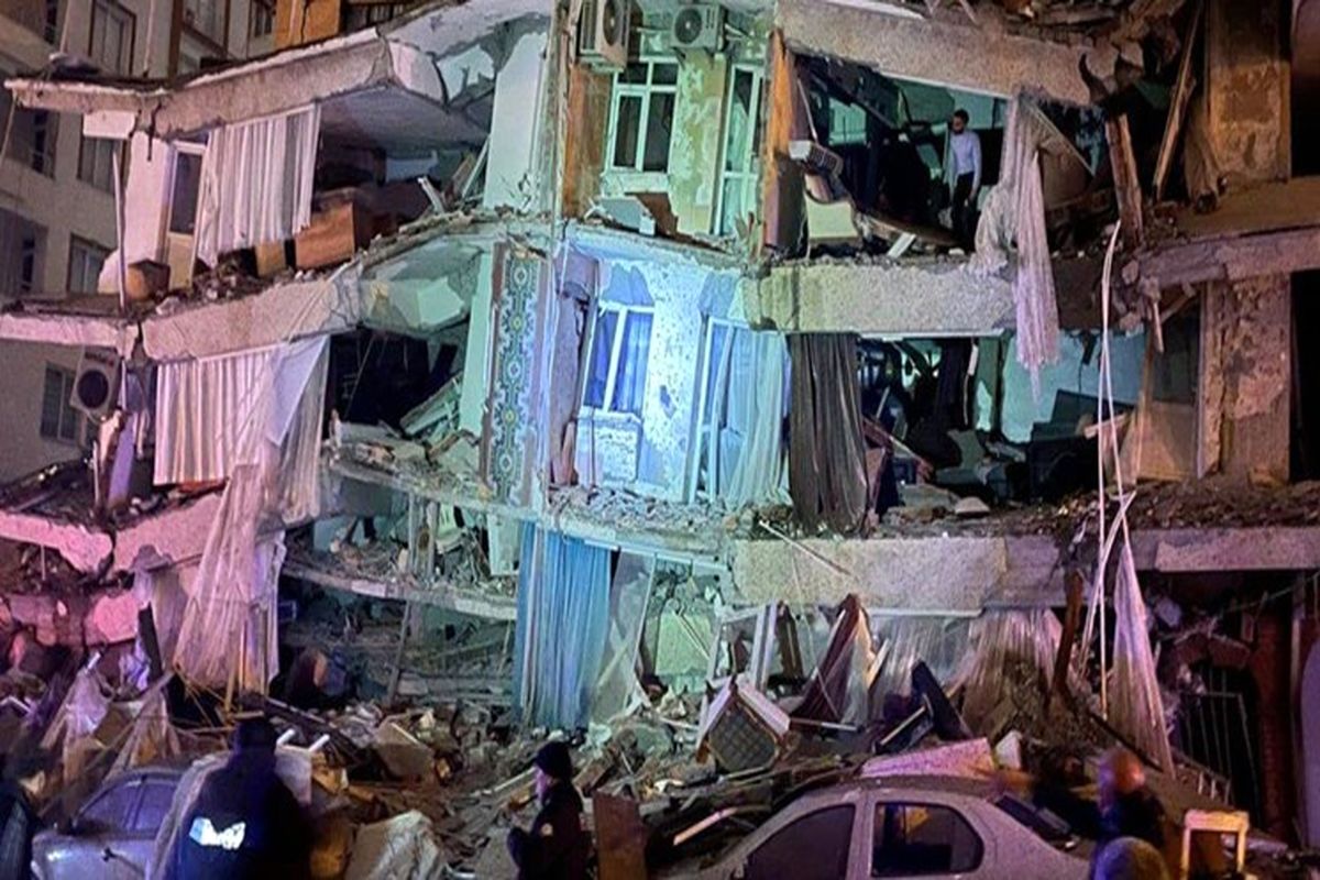 زلزله تاکنون۲۸۴ کشته در ترکیه و۲۳۷ نفر در سوریه جان باختند