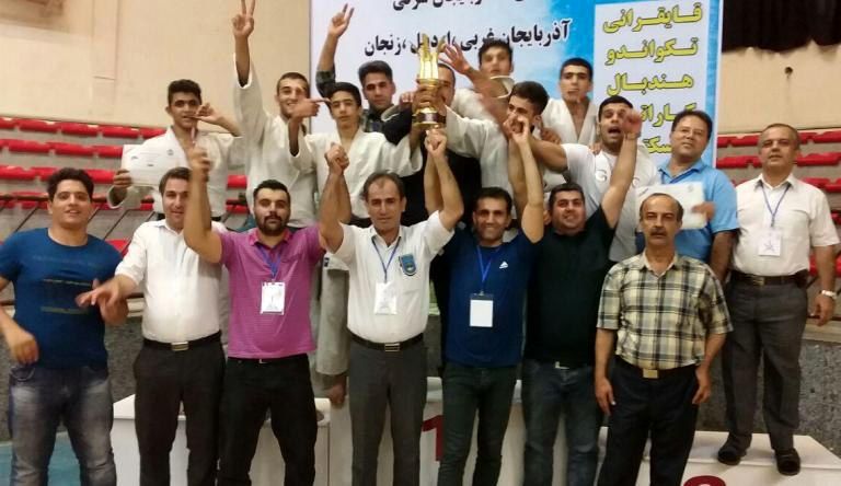 کردستان بر سکوی قهرمانی رقابت‌های جودوی شمالغرب ایستاد