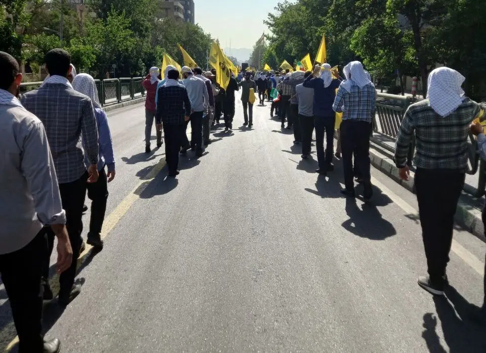 پیاده‌ روی دانشجویان سراسر کشور از دانشگاه تهران تا حرم امام خمینی(ره) 