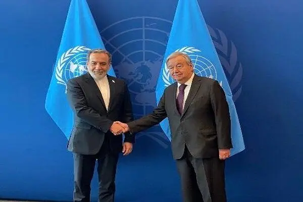 سید عباس عراقچی با آنتونیو گوترش در نیویورک دیدار کرد