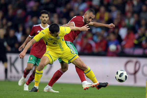 نتیجه بازی مراکش اسلواکی 2 - 1 به پایان رسید