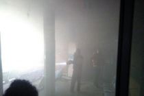 آتش سوزی در یک آزمایشگاه تشخیص طبی در شهرستان صحنه