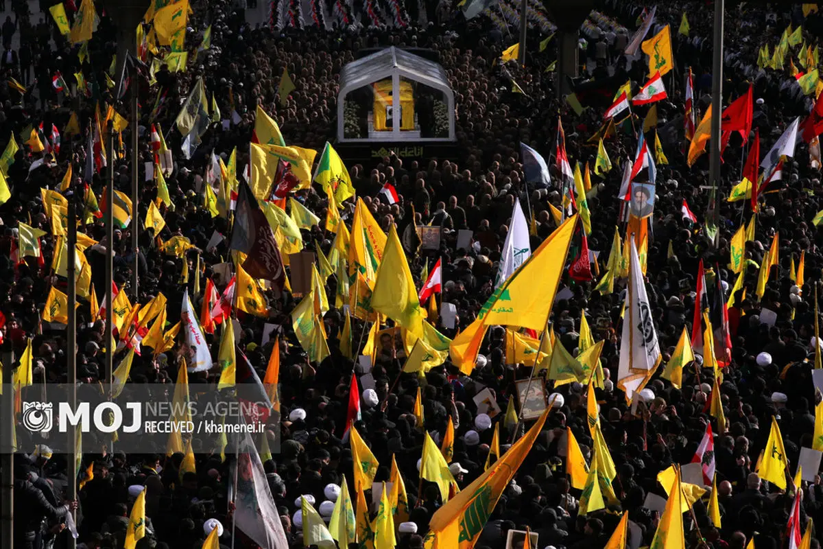 تشییع پیکر شهیدان «سید حسن نصرالله» و «سید هاشم صفی الدین»