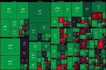 شاخص بورس در جریان معاملات امروز ۱۵ آذر ۹۹/ شاخص بورس سبز شد
