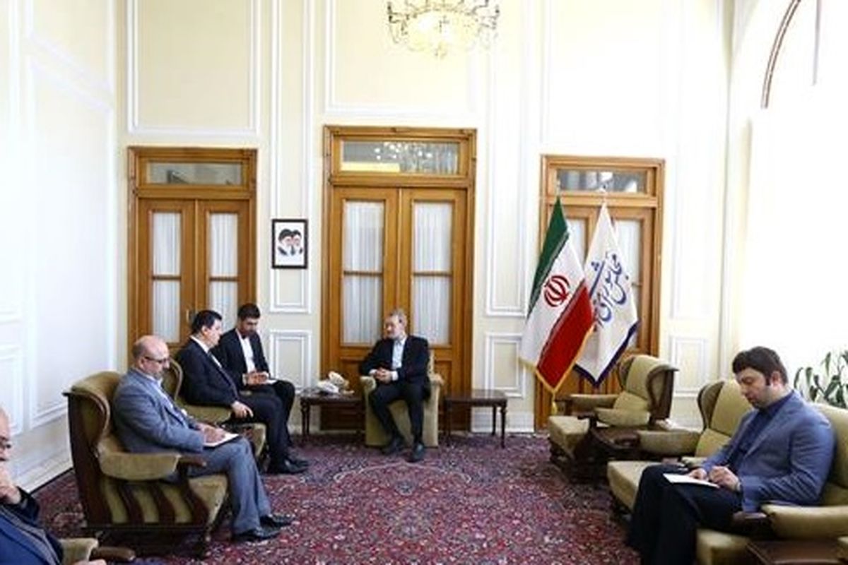 دیدار لاریجانی با سفیر سوریه در تهران 