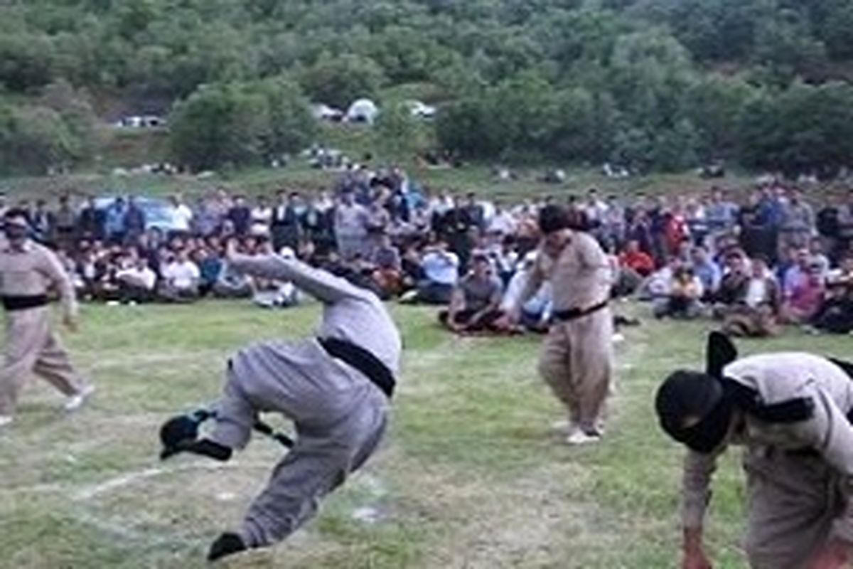 ششمین جشنواره بین المللی بازی‌های بومی محلی در مریوان آغاز شد