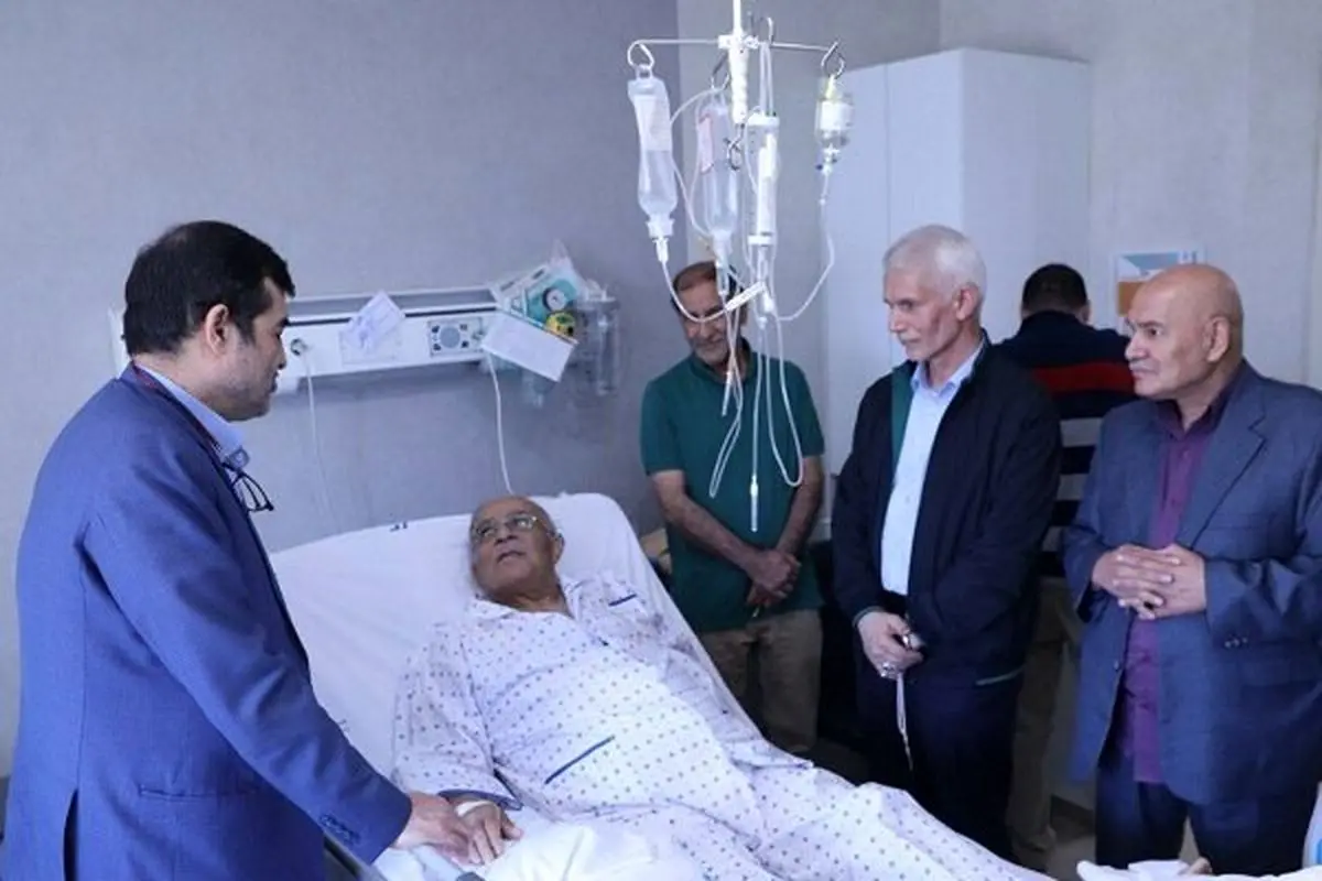 وزیر ورزش و جوانان از پیشکسوت استقلال عیادت کرد
