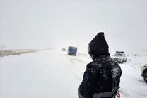 هشدار پلیس قزوین به رانندگان درپی بارش برف 