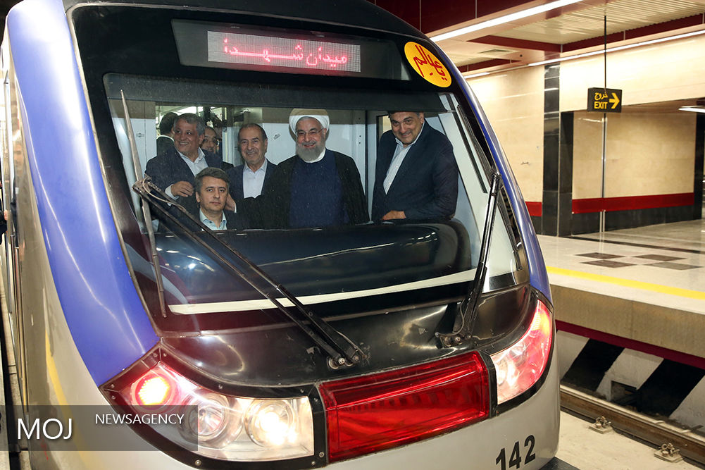 افتتاح همزمان سه پروژه شهر تهران با حضور رییس جمهوری