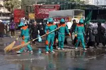 اعزام ۴۵۰ نیروی خدمات شهری مشهد به نجف