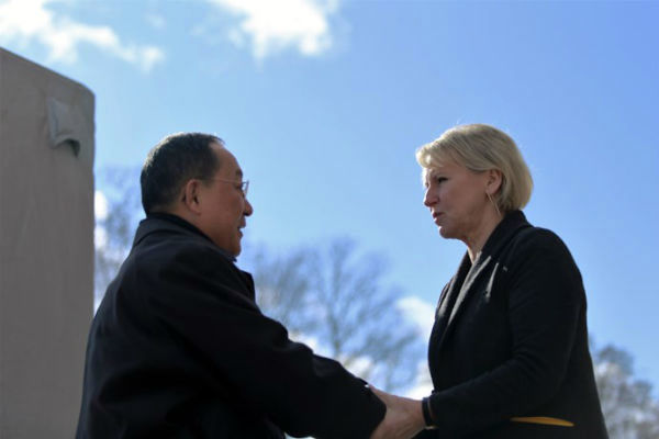 مذاکرات وزیران خارجه کره شمالی و سوئد پایان یافت