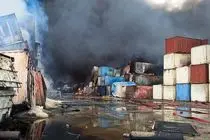 تنها ۱۷ کانتینر گوشت در حادثه انفجار آسیب دید / گوشت‌های دپو شده ترانزیتی بودند