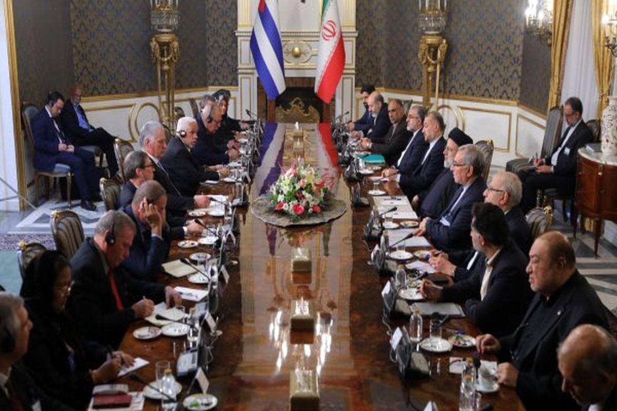 ایران و کوبا بر سر حمایت از فلسطین توافق نظر دارند
