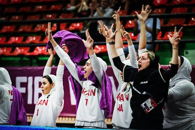 صعود ۲۶ پله زنان بسکتبالیست ایران در رنکینگ جهانی 