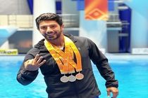 سه مدال طلا قائم میرابیان در مسابقات جهانی شنا