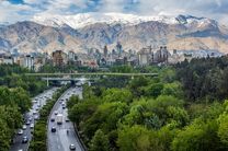 کیفیت هوای تهران ۲۶ فروردین ۱۴۰۲ / شاخص کیفیت هوای تهران روی عدد ۴۴ است