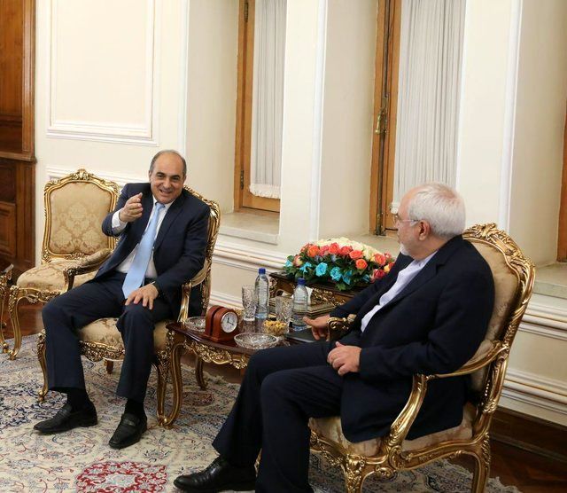 دیدار ظریف با رئیس جمهور قبرس