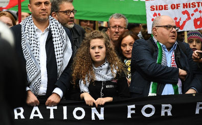 تظاهرات هزاران نفر در لندن در حمایت از مردم مظلوم فلسطین
