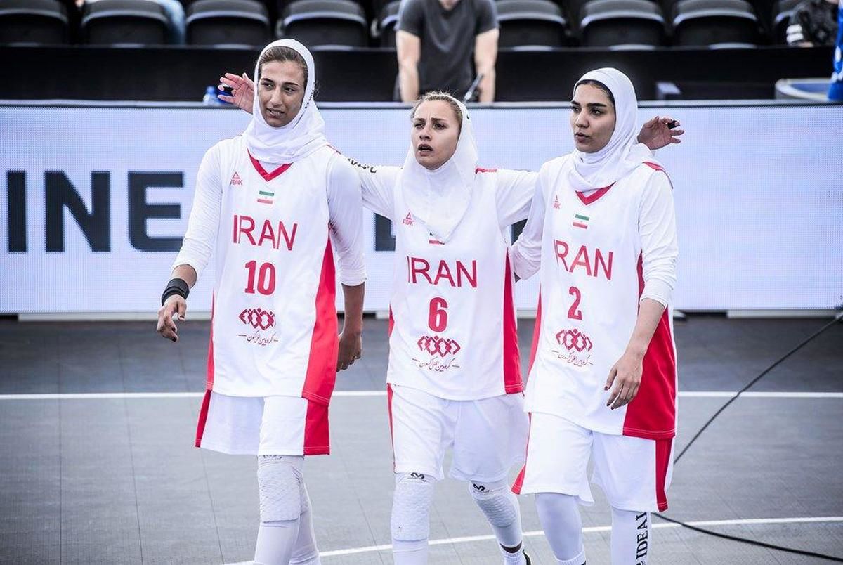 اولین بازی تیم بسکتبال سه نفره دختران ایران با شکست همراه بود