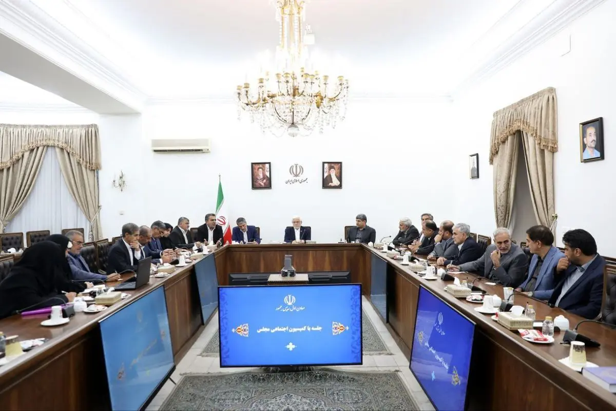 نشست اعضای کمیسیون اجتماعی مجلس با معاون اول رئیسجمهور برگزار شد