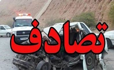 دو کشته و دو مصدوم براثر برخورد پژو با گاردریل در آزاد راه کاشان – اصفهان