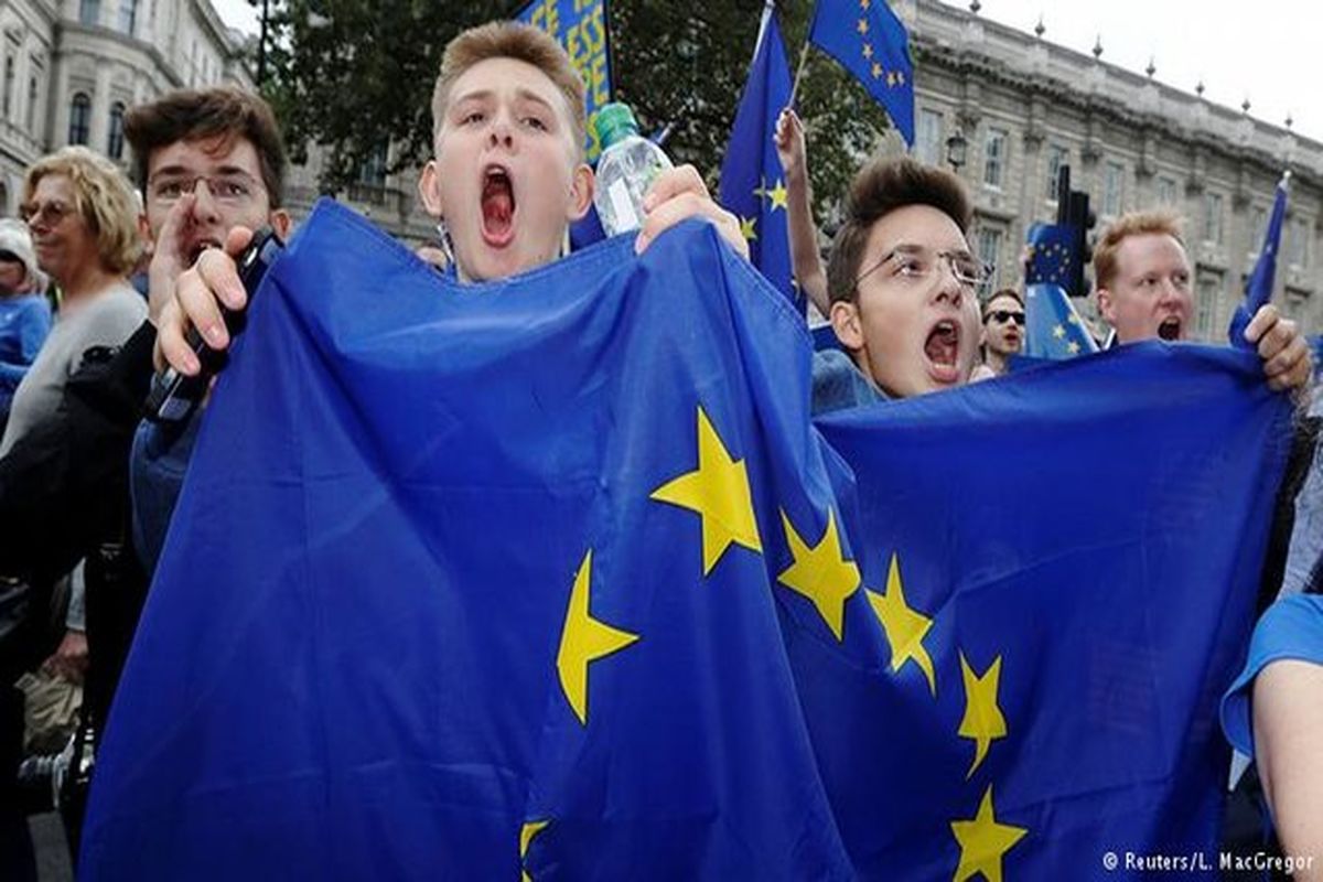 تظاهرات در لندن برای پیوستن دوباره انگلیس به اتحادیه اروپا