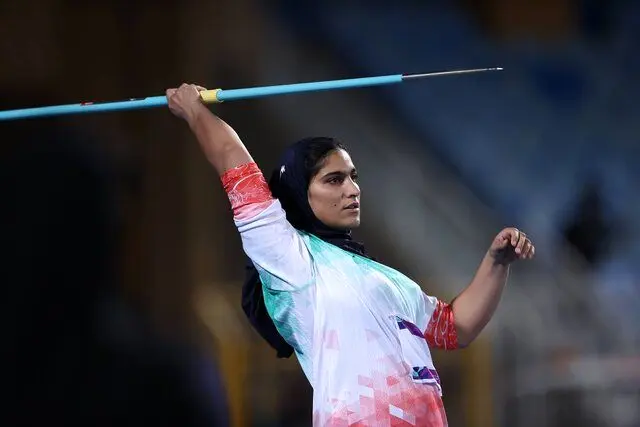 زهرا نجفی در پرتاب نیزه بازی‌های اسلامی چهارم شد