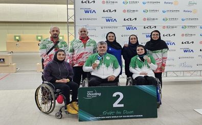 مدال نقره پاراتیراندازی در جام جهانی کره جنوبی نصیب ایران شد